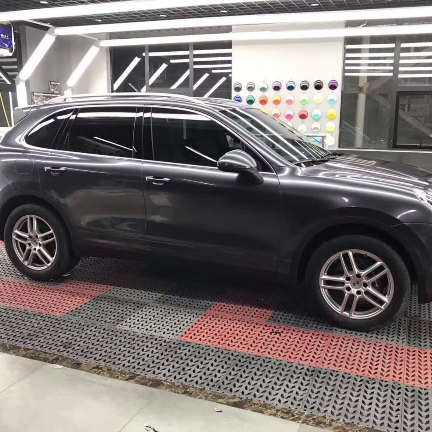 Metal Space Grey Vinyl Car Wrap K-2103