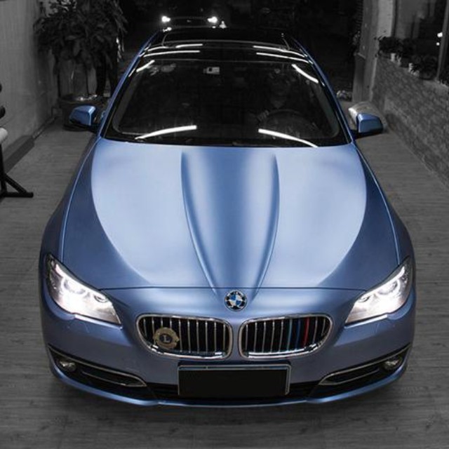 Pure Metal Mist Blue Vinyl Car Wrap K-9219