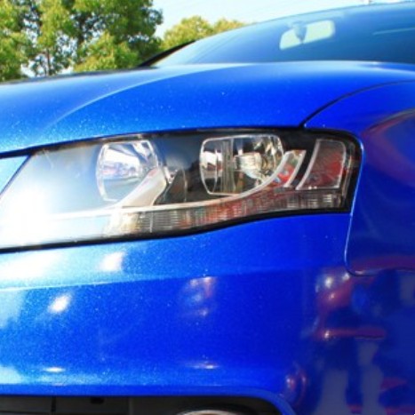 Sparkle Blue Vinyl Car Wrap K-4028