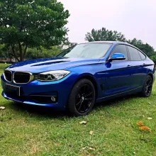 Sparkle Blue Vinyl Car Wrap K-4028