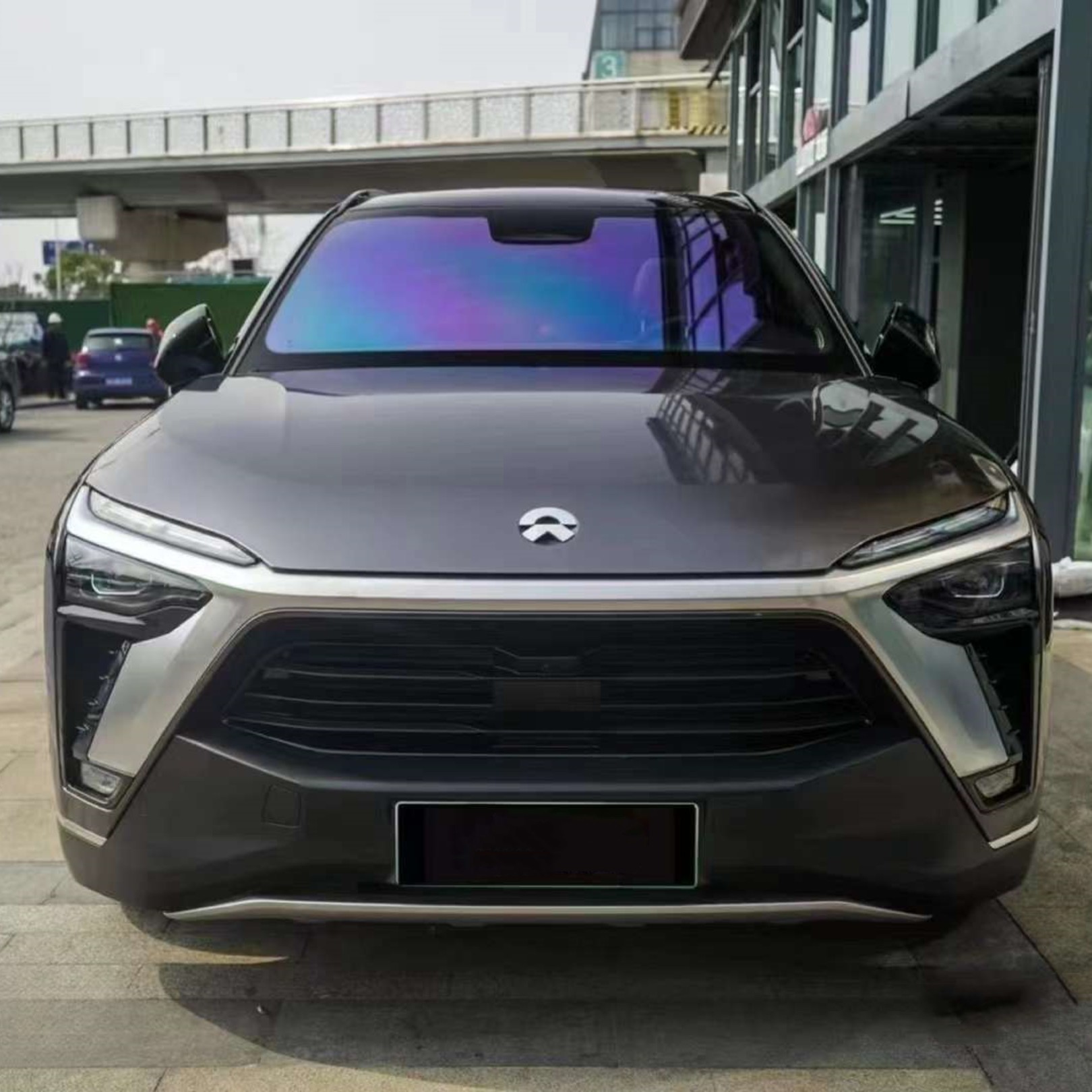 Liquid Agate Grey Vinyl Car Wrap K-1308