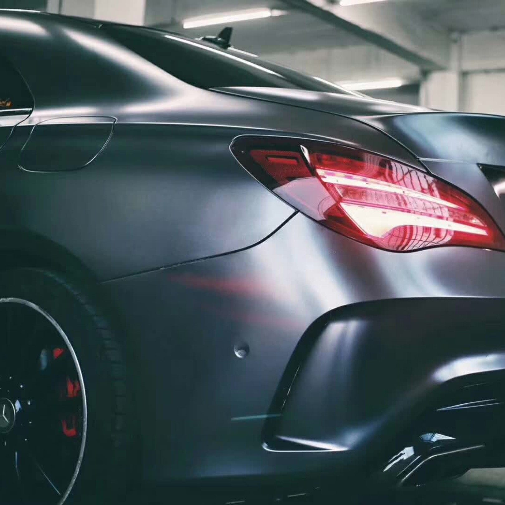 Matte Dark Grey Vinyl Car Wrap K-1209