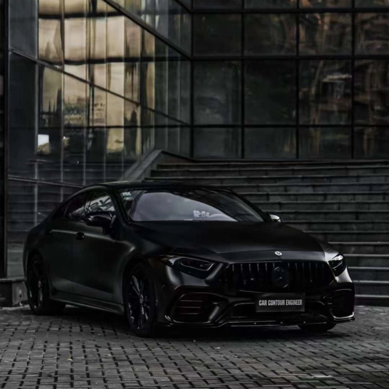 Pure Metal Black Vinyl Car Wrap K-9201 02