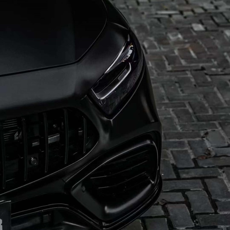 Pure Metal Black Vinyl Car Wrap K-9201