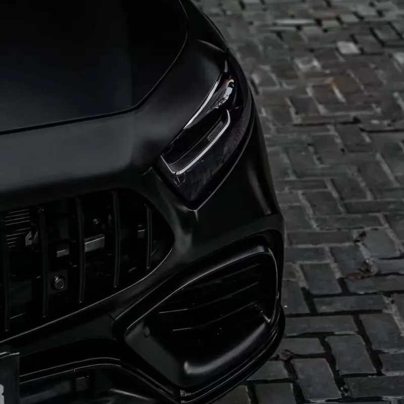 Pure Metal Black Vinyl Car Wrap K-9201