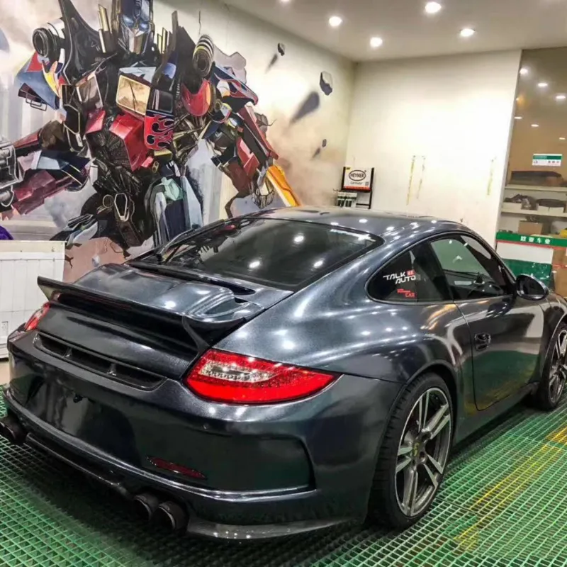 Sparkle Black Vinyl Car Wrap K-1606