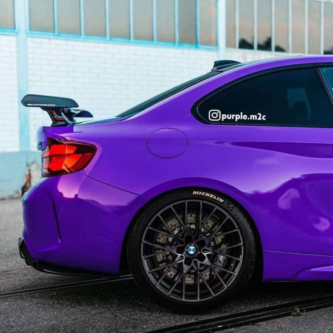 Fluorescencet Purple Vinyl Car Wrap K-8007