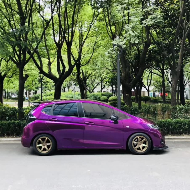 Metal Paint Purple Vinyl Car Wrap K-6022 02
