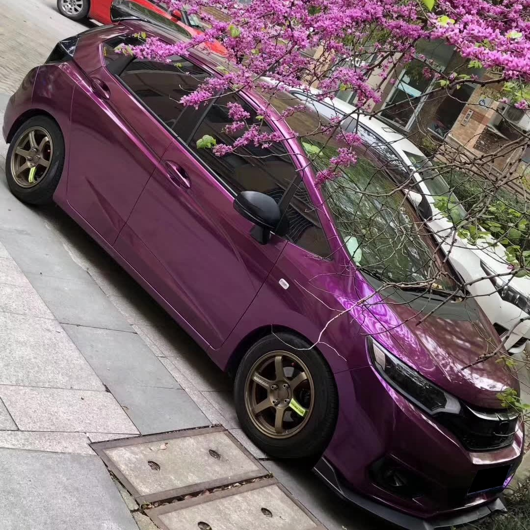 Metal Paint Purple Vinyl Car Wrap K-6022