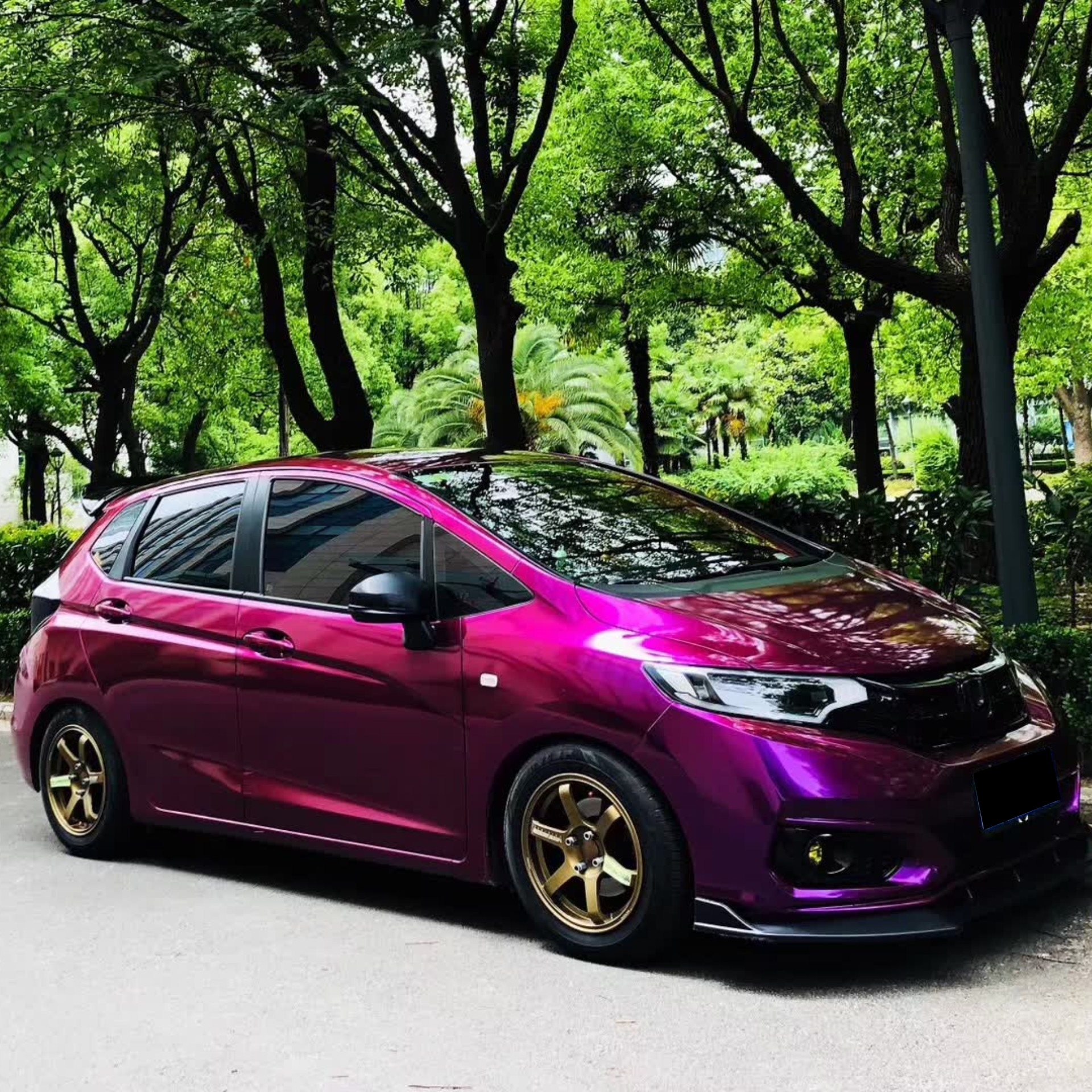 Metal Paint Purple Vinyl Car Wrap K-6022