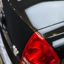 Glossy Metal Black Vinyl Car Wrap K-2106