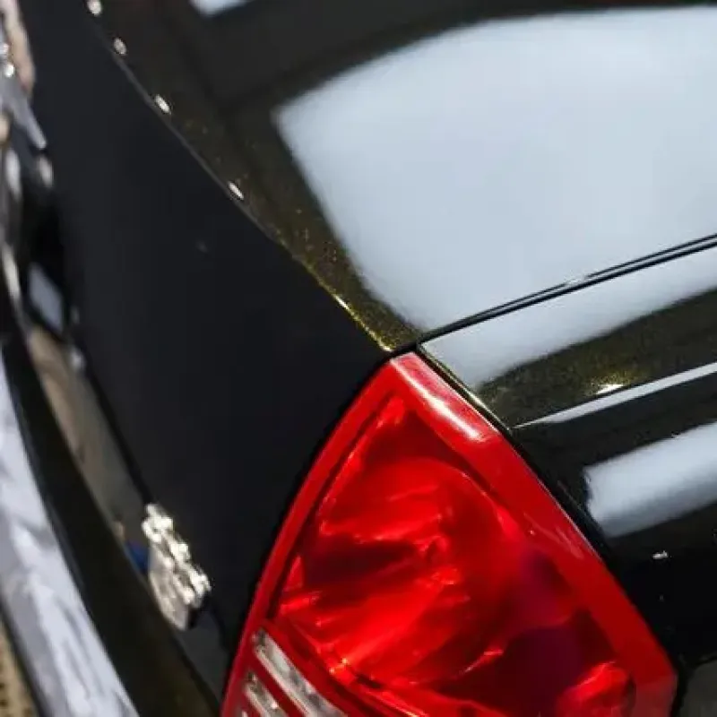 Glossy Metal Black Vinyl Car Wrap K-2106