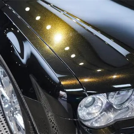 Metal Paint Black Vinyl Car Wrap K-6019
