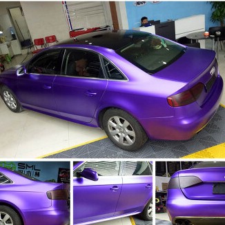 Ultra-Matte Liquid Purple Vinyl Car Wrap K-1007