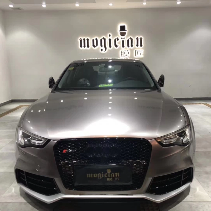 Metal Paint Combat Grey Vinyl Car Wrap K-6003 02