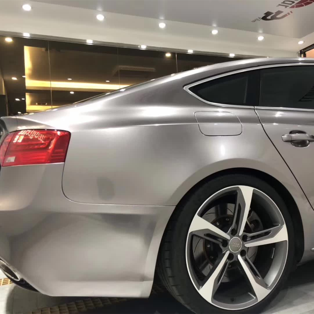 Metal Paint Combat Grey Vinyl Car Wrap K-6003