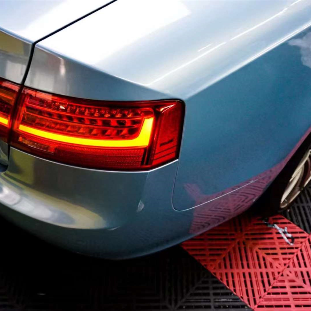 Porsche Blue Vinyl Car Wrap K-1419