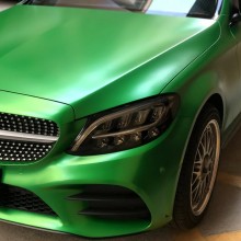 Ultra-Matte Flame Green Vinyl Car Wrap K-8002