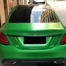 Ultra-Matte Flame Green Vinyl Car Wrap K-1012