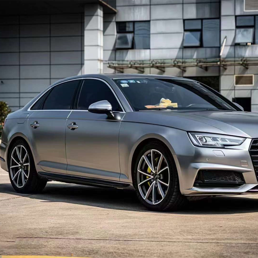 Matte Liquid Silver Vinyl Car Wrap K-1132