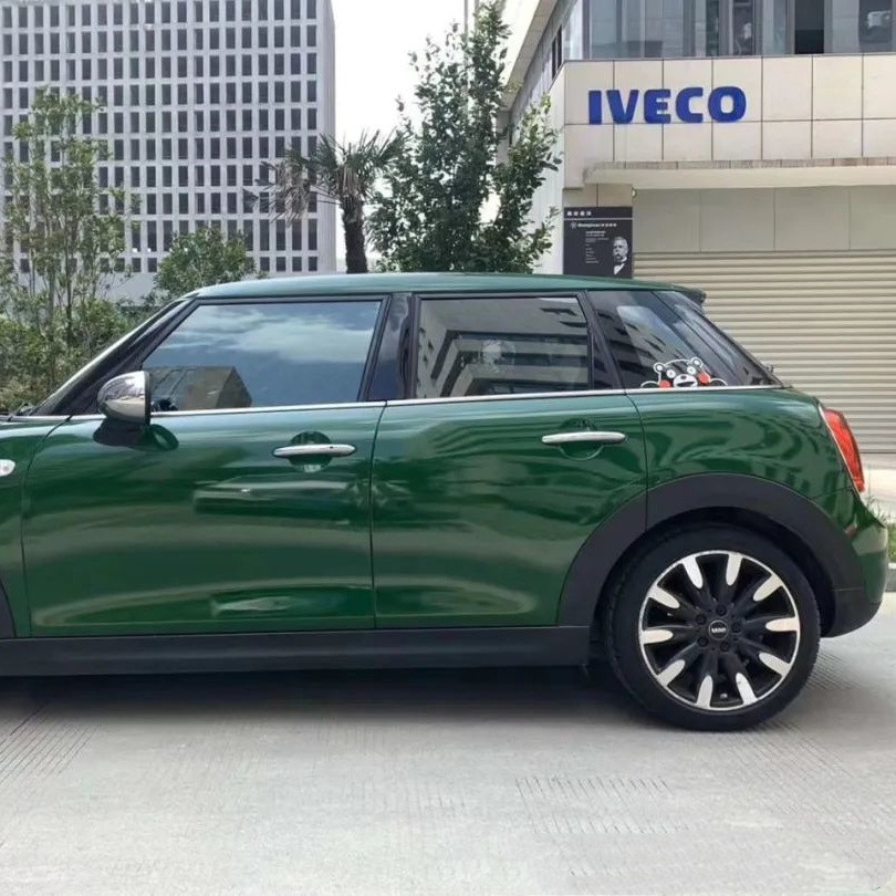 Glossy Crystal Forest Green Vinyl Car Wrap K-7027