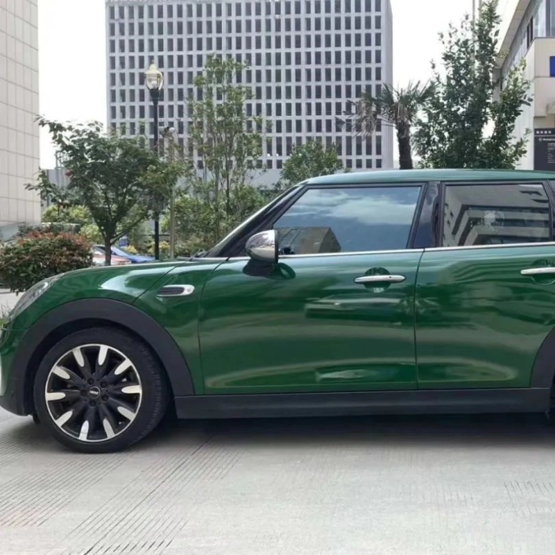 Glossy Crystal Forest Green Vinyl Car Wrap K-7027 02