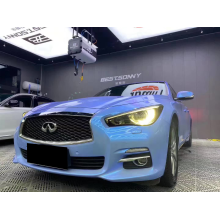 Twin Grey Cyanine Vinyl Car Wrap K-1704