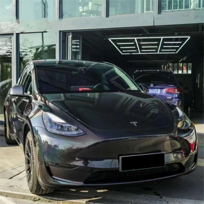 Laser Black Vinyl Car Wrap K-1602 02