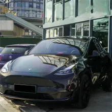 Laser Black Vinyl Car Wrap K-1602