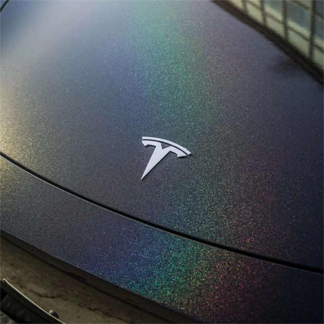 Laser Black Vinyl Car Wrap K-1602