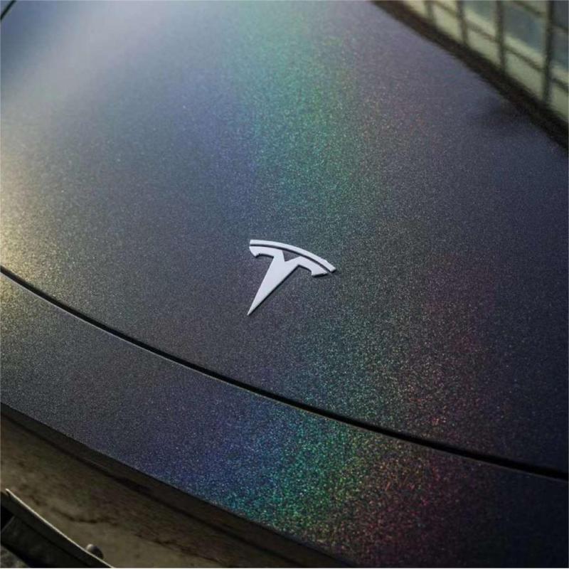 Laser Black Vinyl Car Wrap K-1602