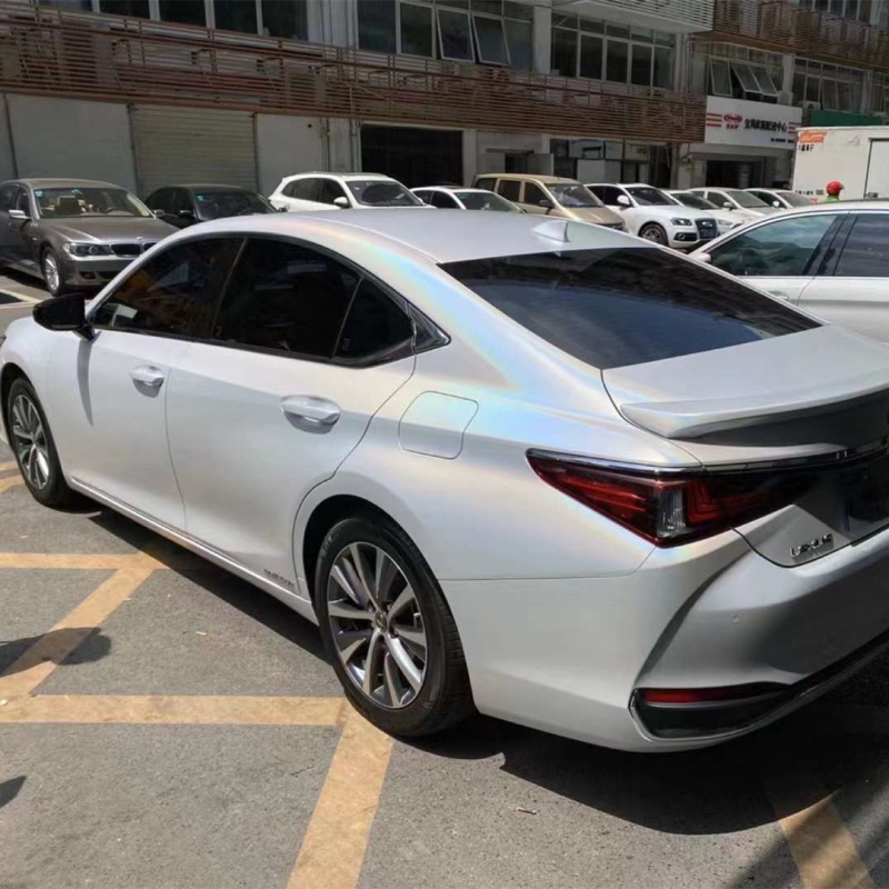 Matte Laser White Vinyl Car Wrap K-3013