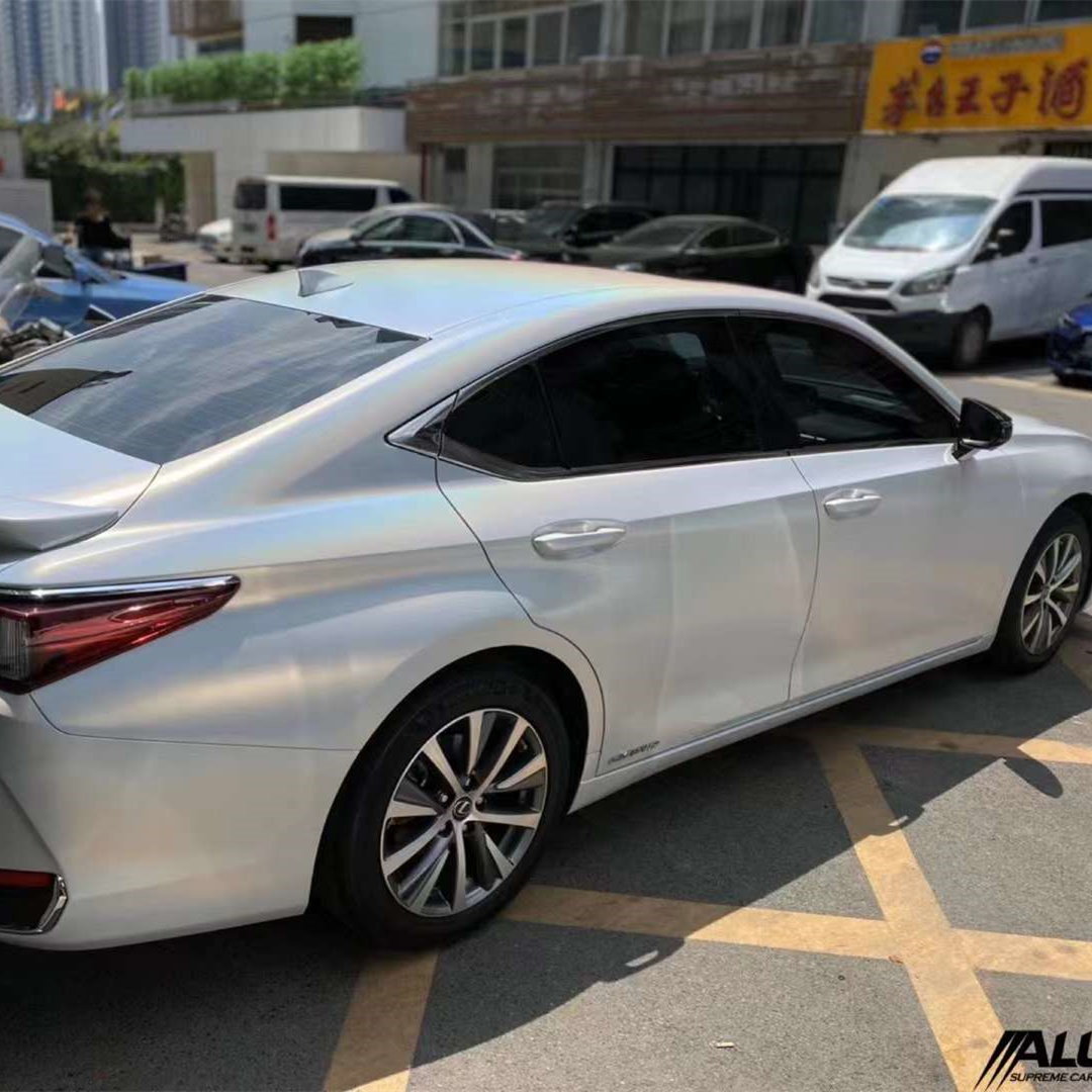 Matte Laser White Vinyl Car Wrap K-3013