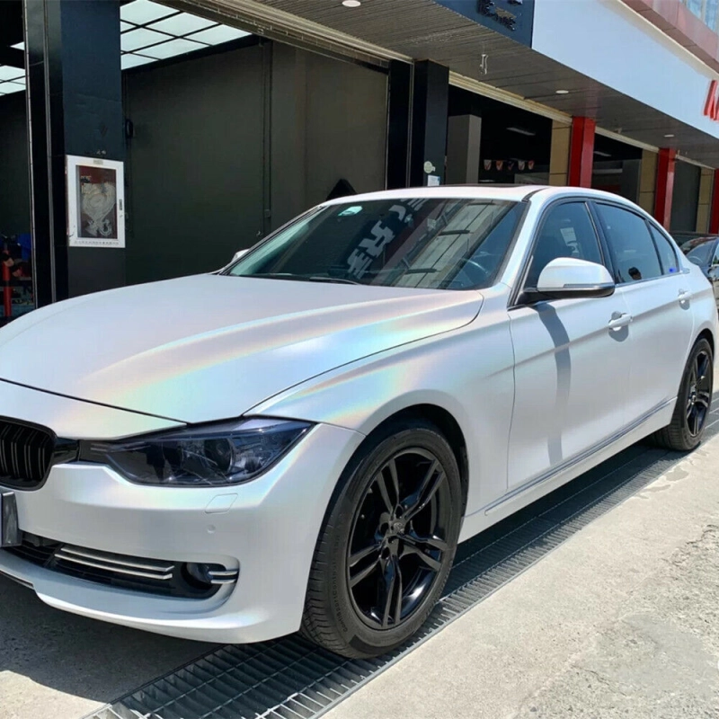 Matte Laser White Vinyl Car Wrap K-3013 02