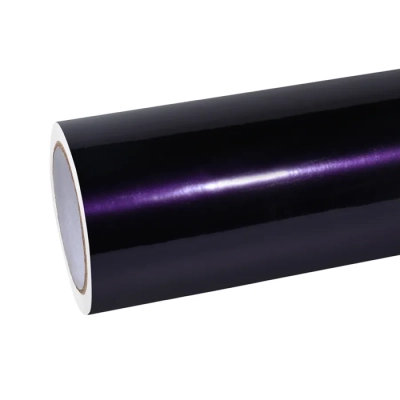 Glossy Midnight Purple Vinyl Car Wrap K-2114 01