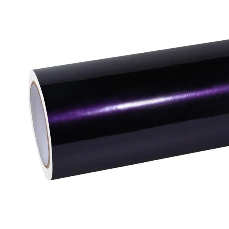 Glossy Midnight Purple Vinyl Car Wrap K-2114