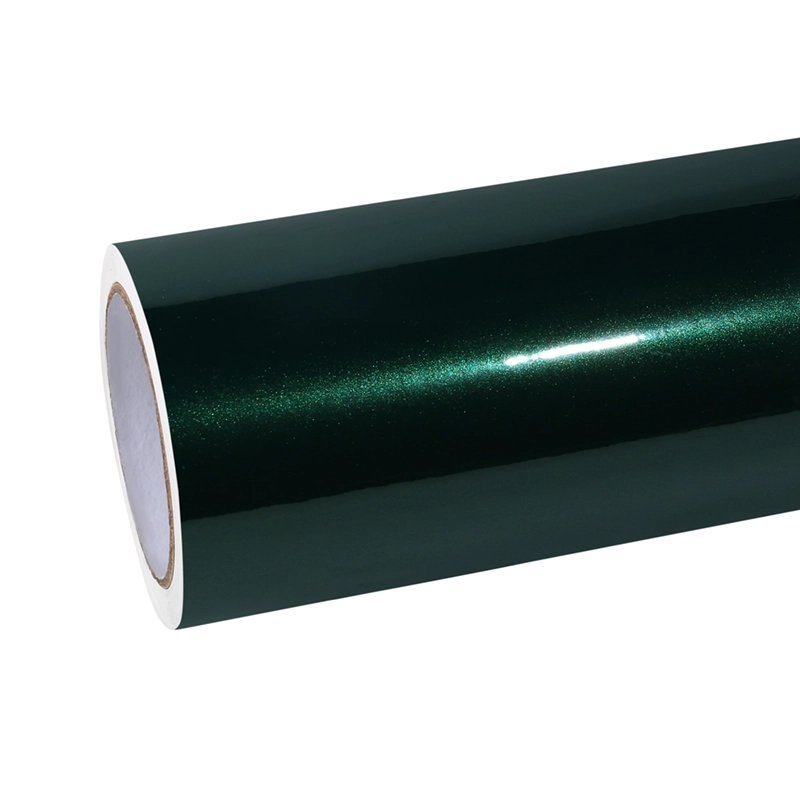 Glossy Blackish Green Vinyl Car Wrap K-1121 01