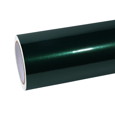 Car Original Color Glossy Blackish Green Vinyl Car Wrap For BMW 01