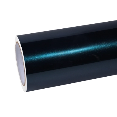 Glossy Midnight Green Vinyl Car Wrap K-1102 01
