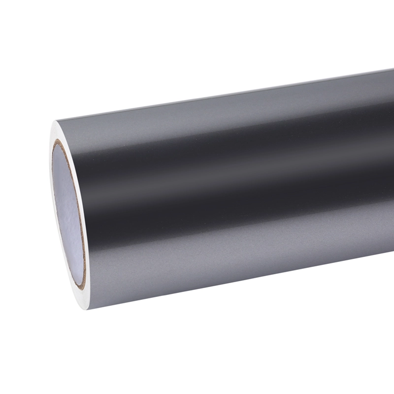 Glossy GT Silver Vinyl Car Wrap K-1438 01