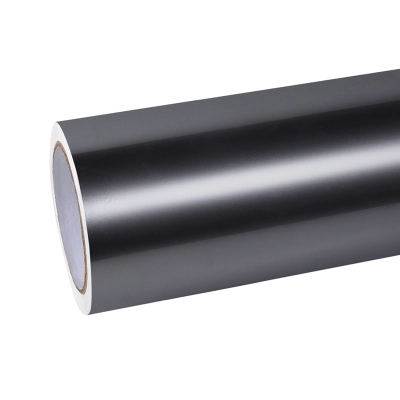 Glossy Liquid Silver Vinyl Car Wrap K-1306 01