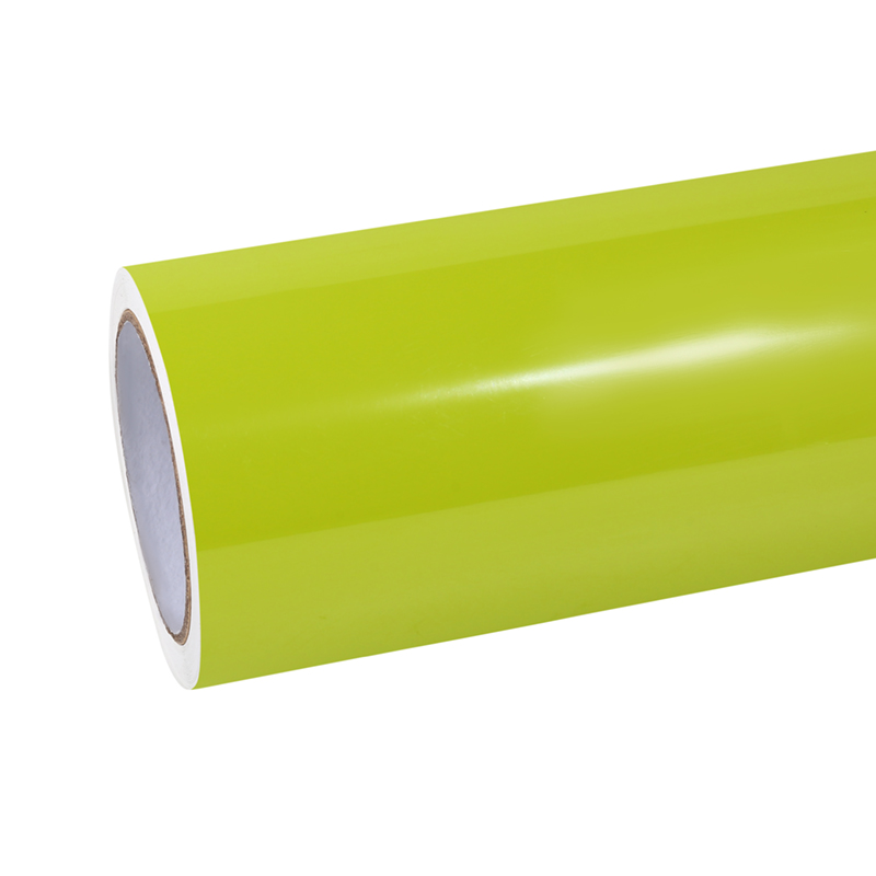 Glossy ST.Paulo Yellow Vinyl Car Wrap K-1124