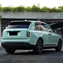 Glossy Cragginess Green Vinyl Car Wrap K-1405