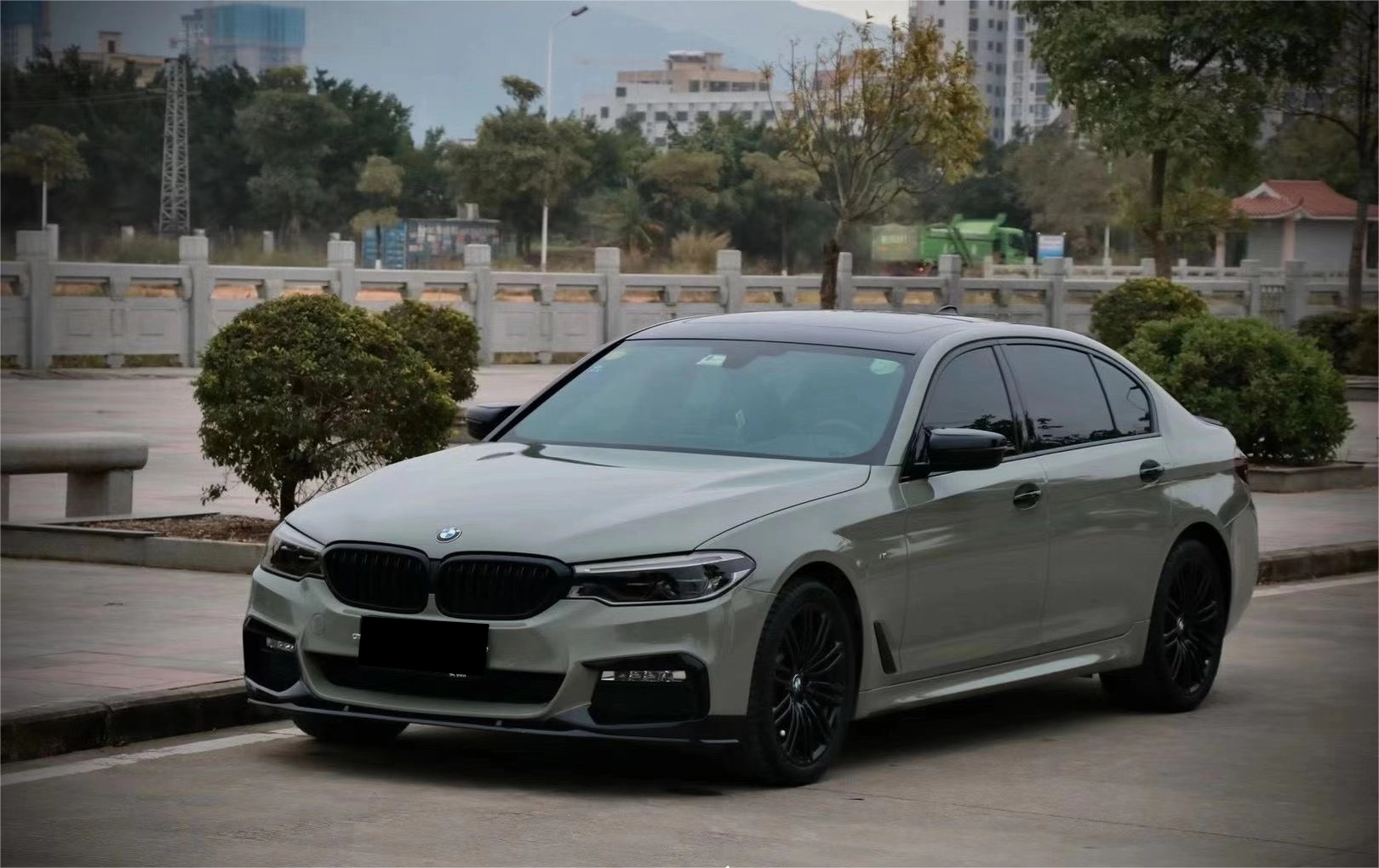 Khaki Green Vinyl Car Wrap K-1924