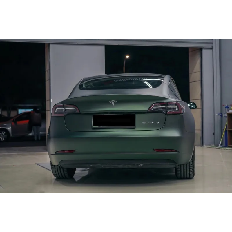 Matte Emerald Green Vinyl Car Wrap K-1208