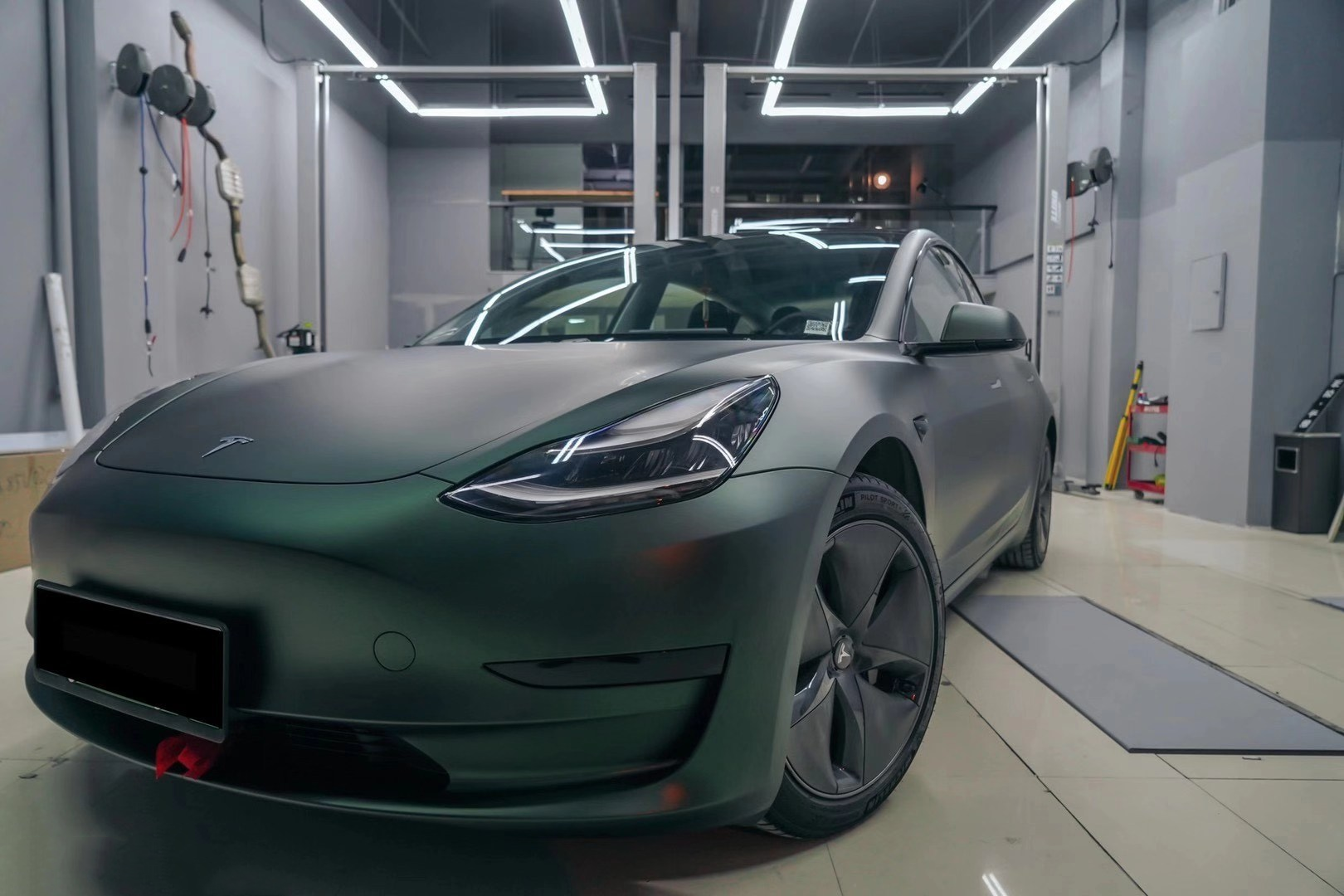 Matte Emerald Green Vinyl Car Wrap K-1208