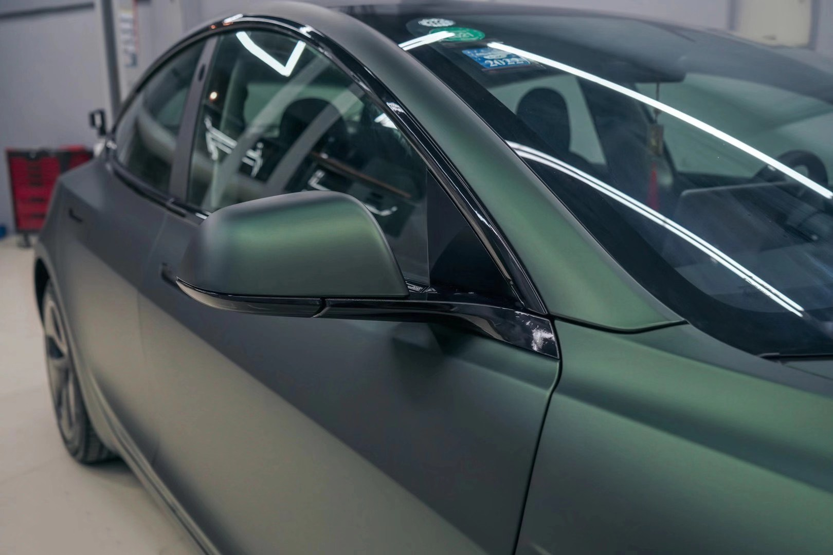 Matte Emerald Green Vinyl Car Wrap K-1208