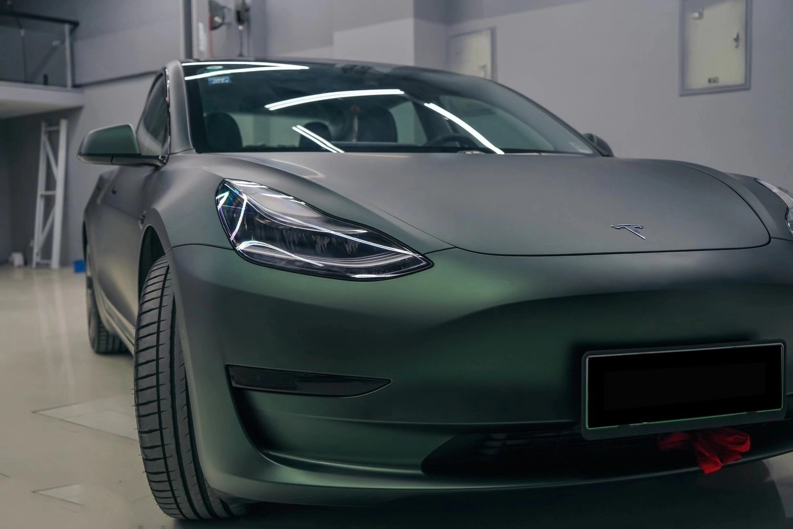 Matte Emerald Green Vinyl Car Wrap K-1208