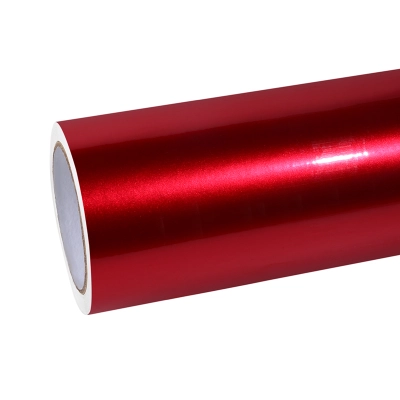Car Original Color Glossy Metal Soul Red Vinyl Car Wrap K-2113 01