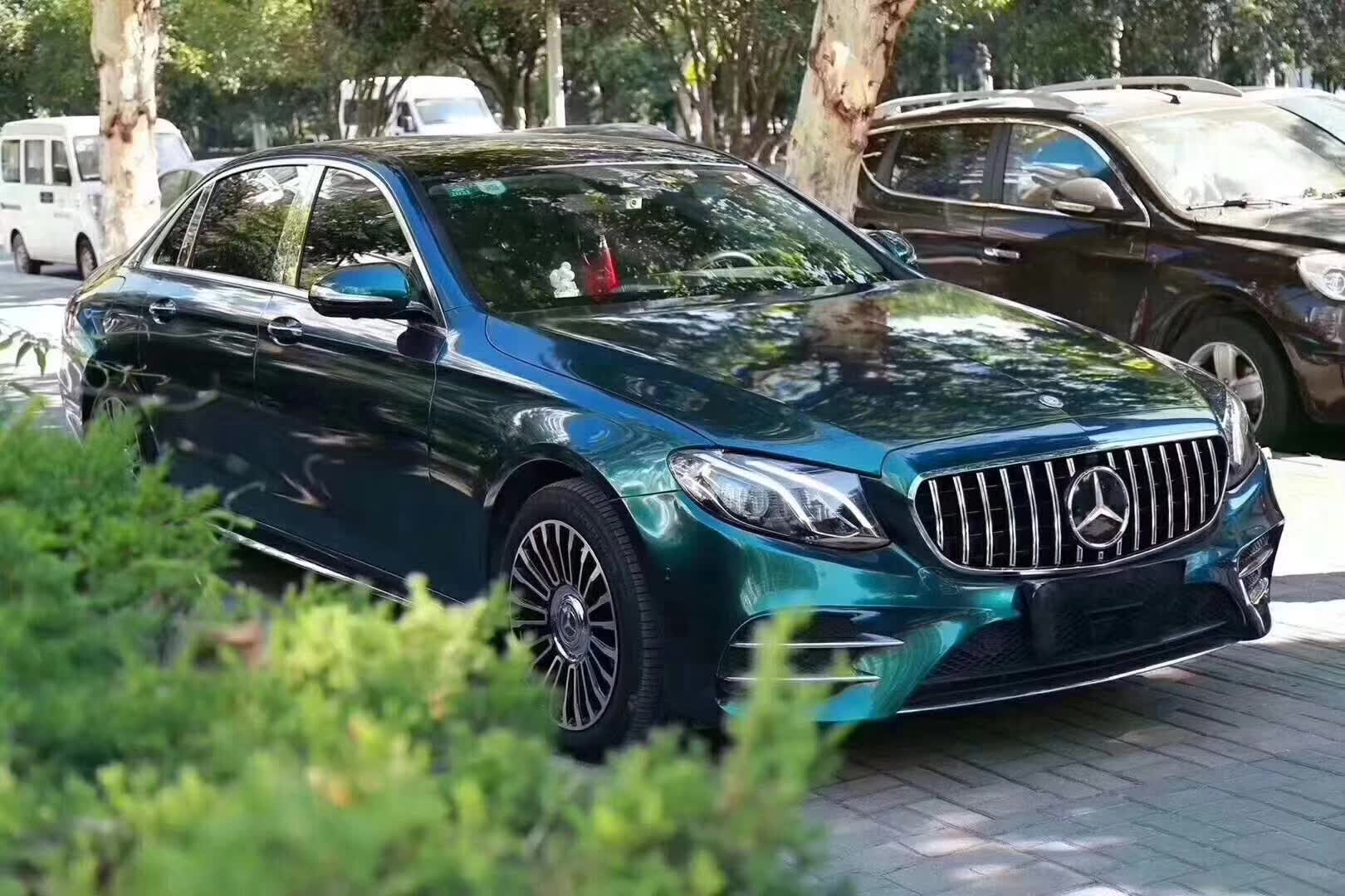 Glossy Royal Green Vinyl Car Wrap K-1430